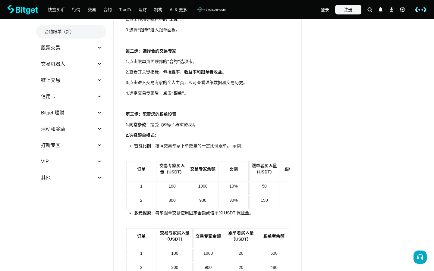 Bitget 合约跟单金额怎么设:单笔金额、跟单比例与保证金怎么配-传奇量化