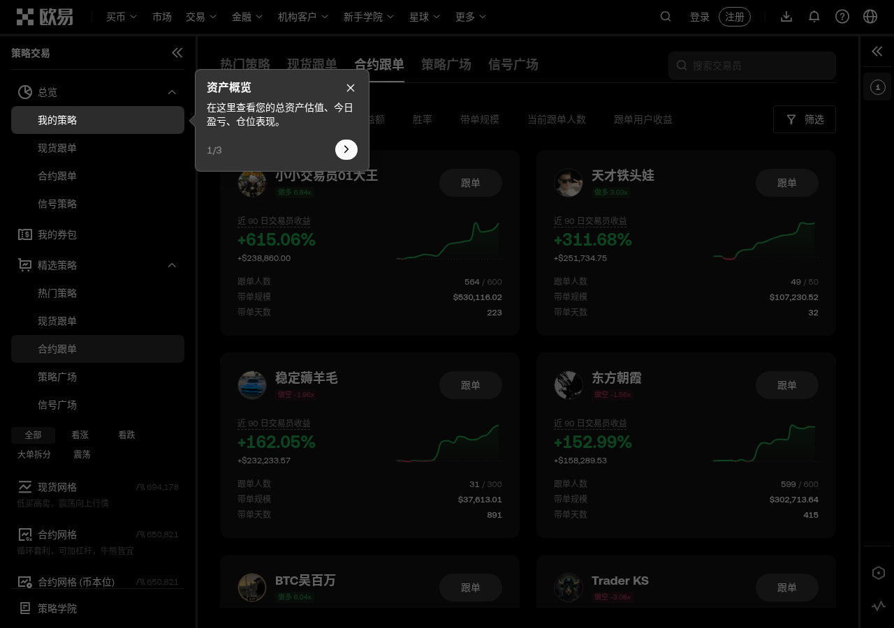 欧易第二批代币化股票开盘后跟单资金要注意什么:网格定投与划转-传奇量化